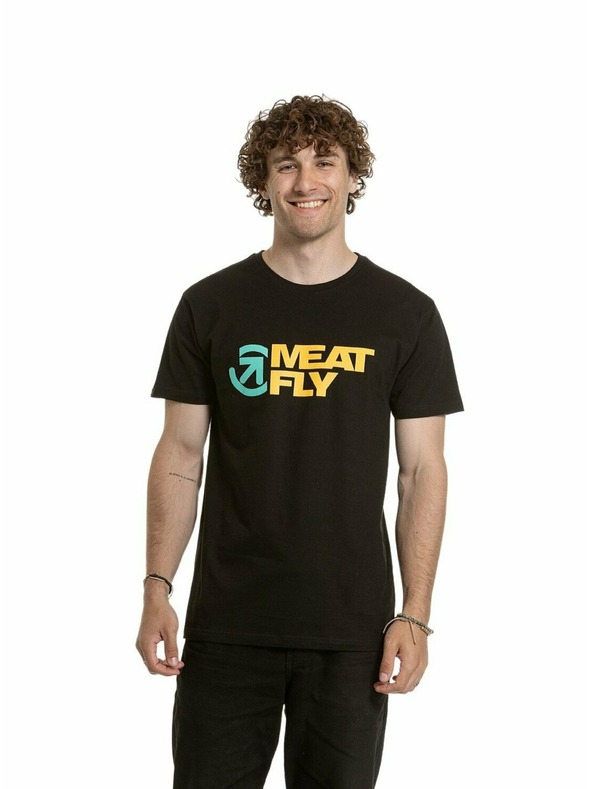 Meatfly Meatfly férfi póló Revital Yellow Black