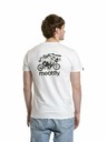 Meatfly Meatfly férfi póló Keke Moto White