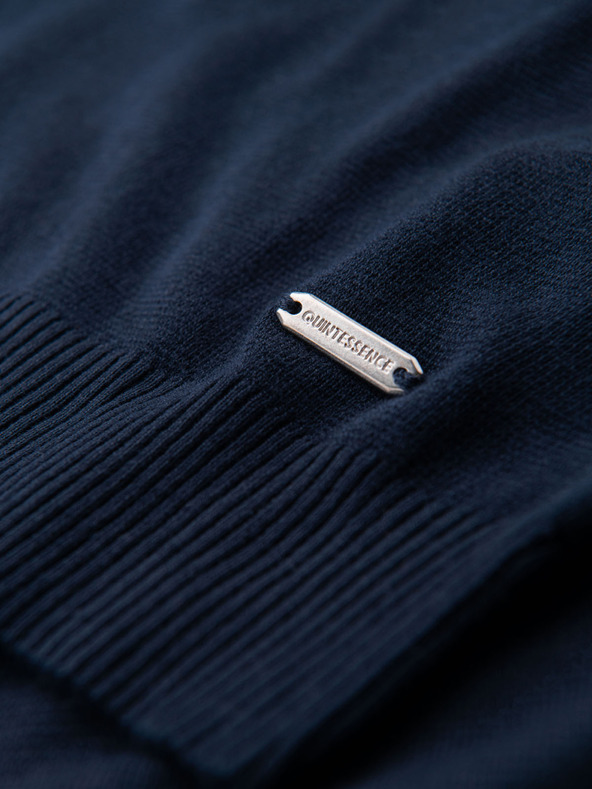 Ombre Clothing Férfi pólóing gomb nélkül - sötétkék