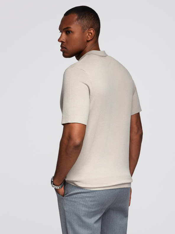 Ombre Clothing Férfi pólóing gomb nélkül - világosszürke