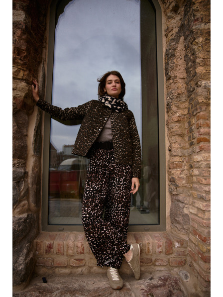 Moodo Leopárd mintás kabát Moodo