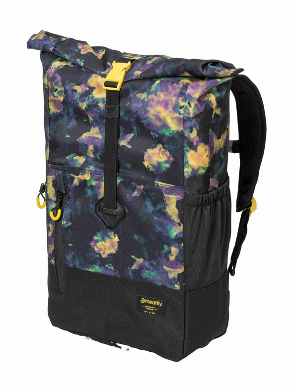 Meatfly Meatfly Holler hátizsák Dark Aquarel 28 L | Fekete | Térfogat 28 L