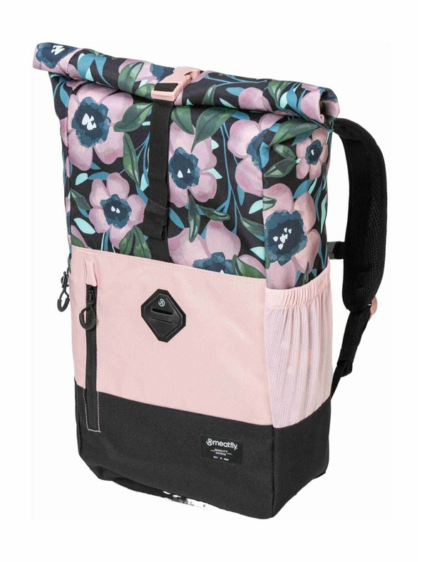 Meatfly Meatfly Holler hátizsák Pink Flowers 28 L | Rózsaszín | Térfogat 28 L