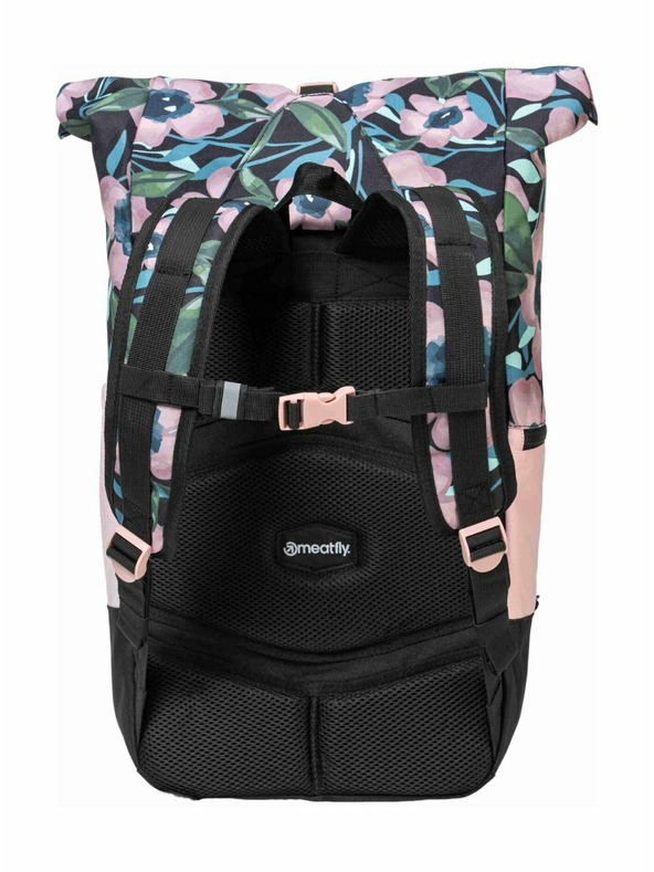 Meatfly Meatfly Holler hátizsák Pink Flowers 28 L | Rózsaszín | Térfogat 28 L