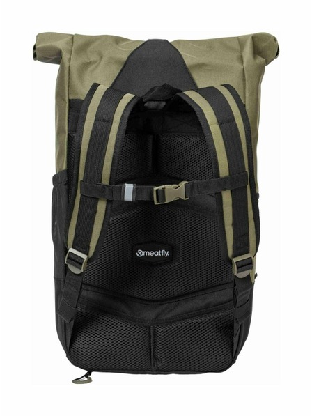 Meatfly Meatfly Holler hátizsák Olivine 28 L | Fekete | Térfogat 28 L