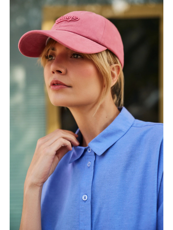 Moodo Rózsaszín pamut baseball sapka