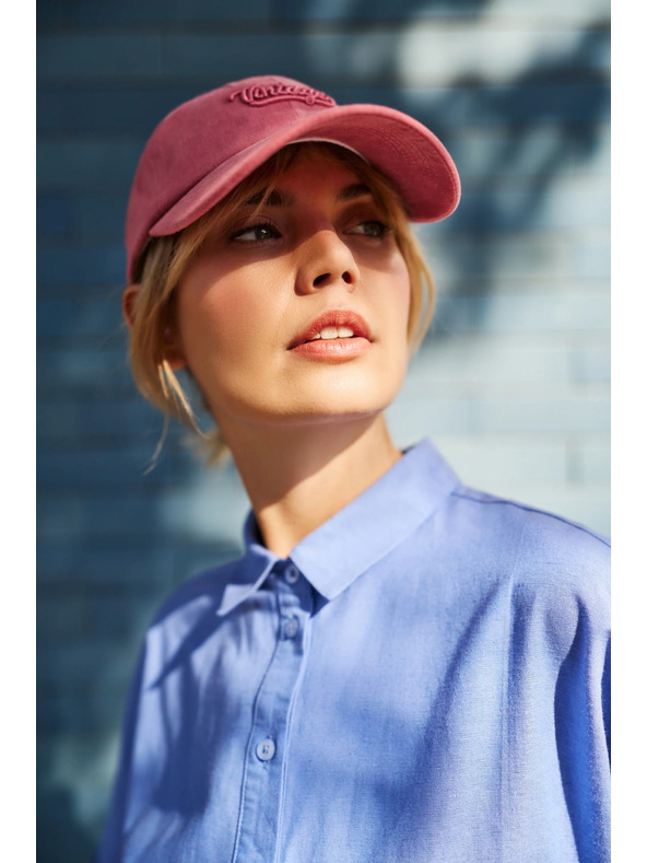 Moodo Rózsaszín pamut baseball sapka