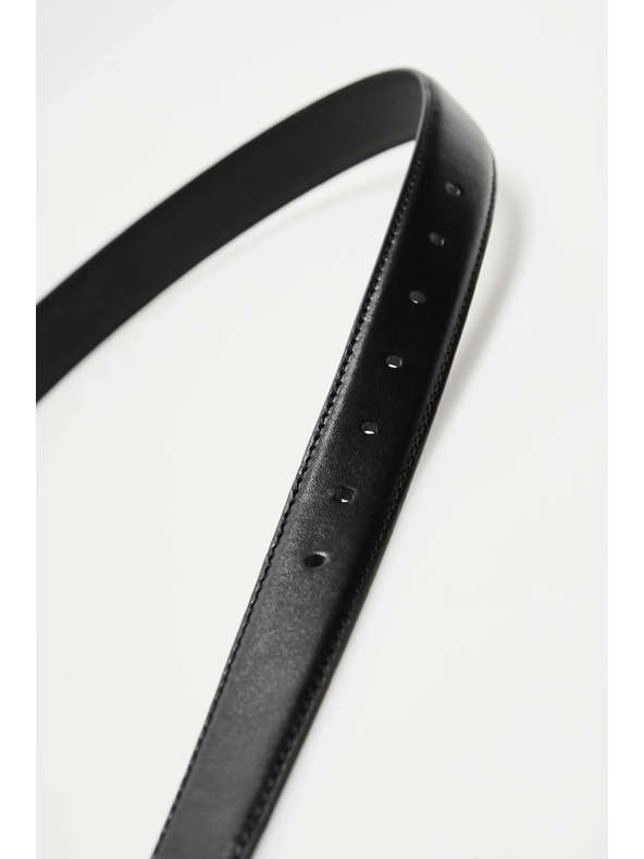 Moodo Fekete öv arany csattal Moodo