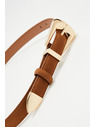 Moodo Barna női öv arany részletekkel Moodo