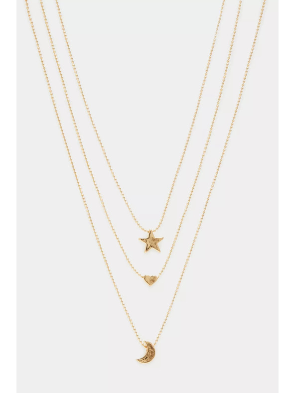 Moodo Arany tripla nyaklánc Moodo