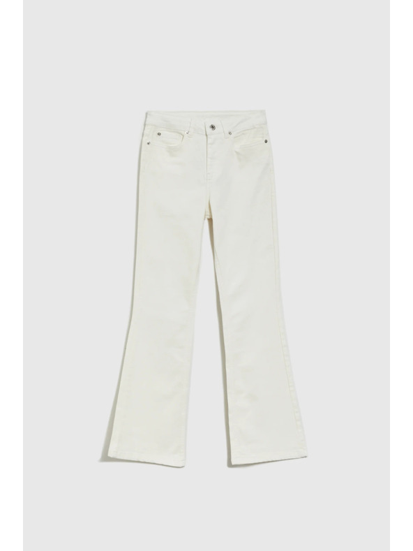 Moodo Krémszínű női harang farmer