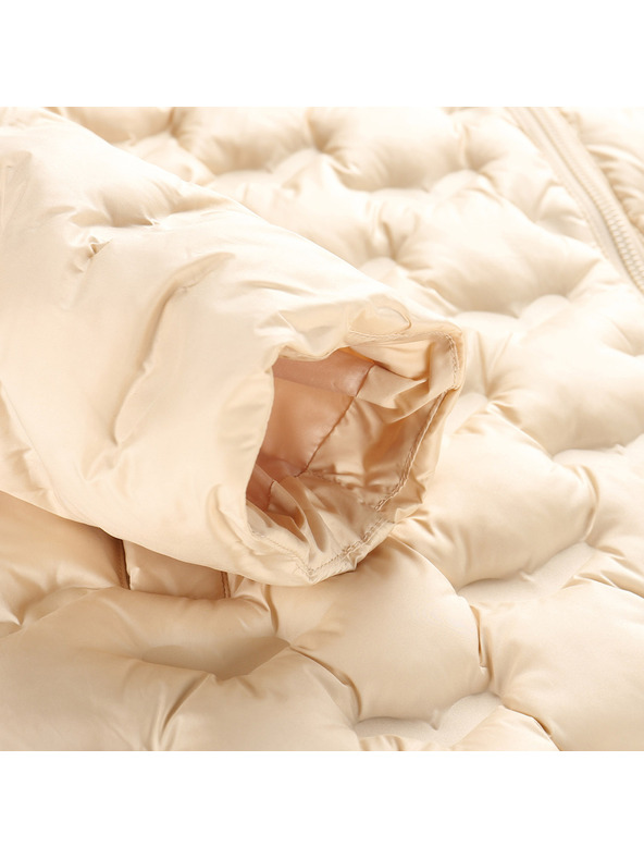 ALPINE PRO Női téli hi-therm kabát ALPINE PRO AWEDA 2 shifting homok