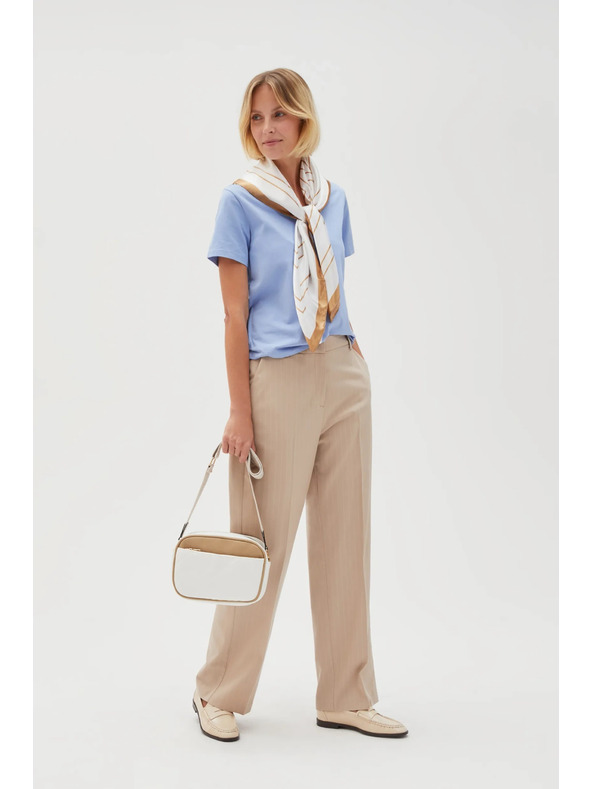 Moodo Bézs-fehér táska