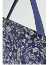 Moodo Kék virágos pamut táska Moodo
