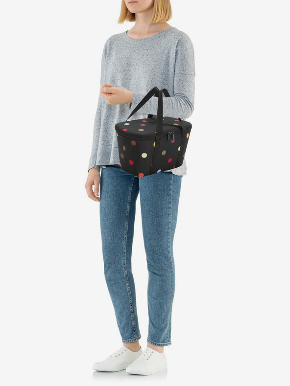 Reisenthel Fekete pöttyös hűtőtáska Reisenthel Coolerbag XS