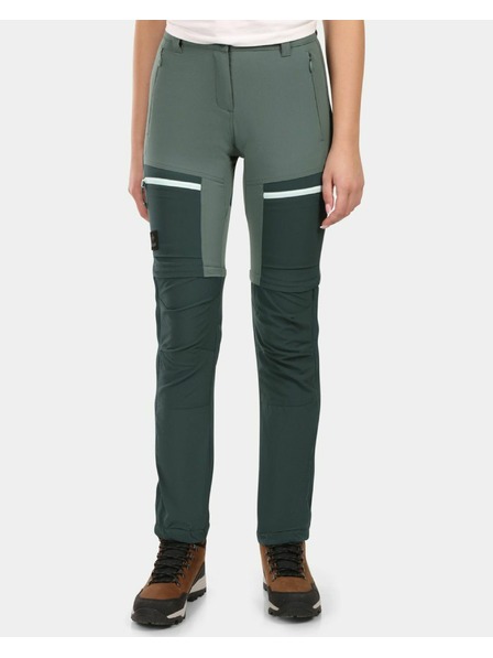 Kilpi Kilpi HOSIO-W Sötétzöld Női Outdoor levehető nadrág Kilpi HOSIO-W Sötétzöld