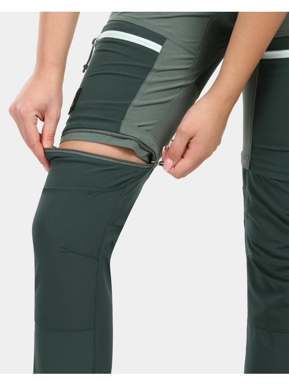 Kilpi Kilpi HOSIO-W Sötétzöld Női Outdoor levehető nadrág Kilpi HOSIO-W Sötétzöld