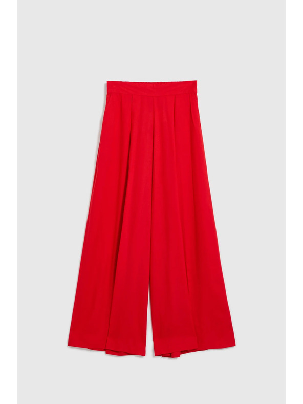 Moodo Moodo laza női nadrág - piros