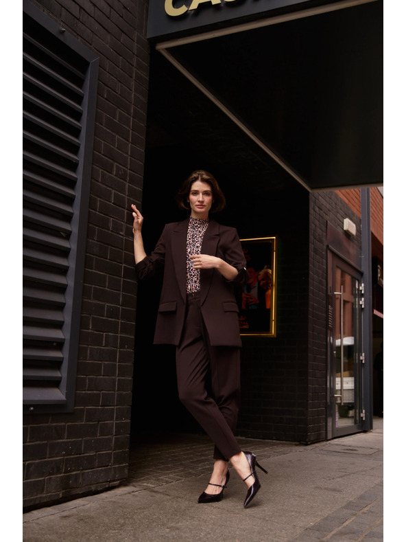 Moodo Barna rövidített nadrág Moodo