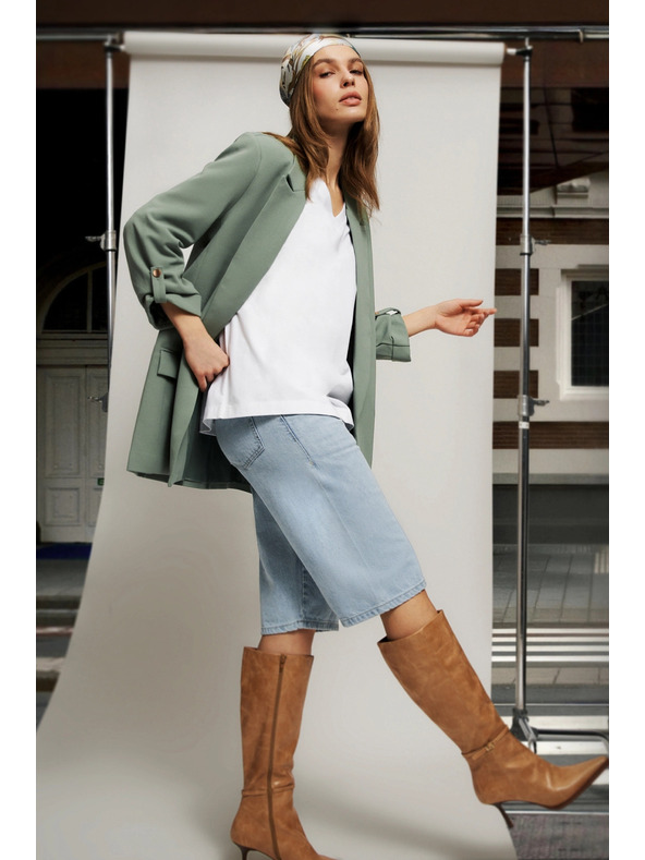 Moodo Moodo női farmerrövidnadrág