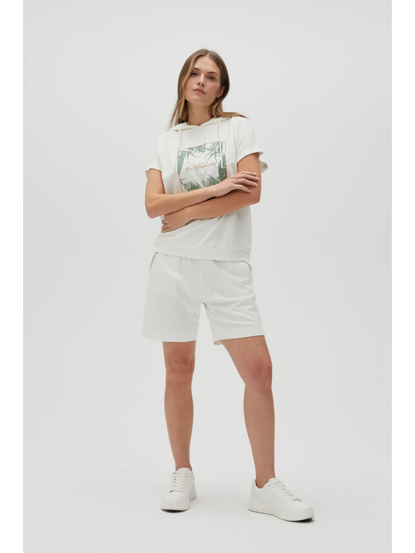 Moodo Moodo női rövidnadrág - fehér