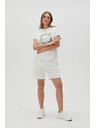 Moodo Moodo női rövidnadrág - fehér