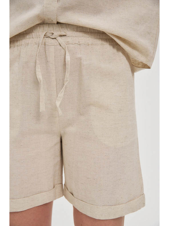 Moodo Moodo női rövidnadrág - bézs