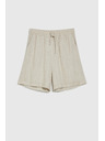 Moodo Moodo női rövidnadrág - bézs