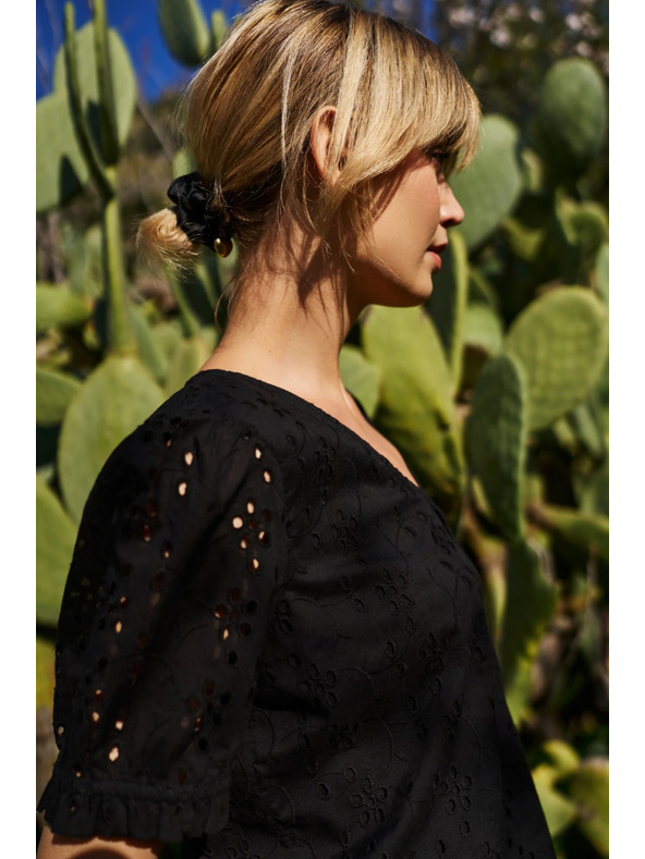 Moodo Fekete madeira női ing