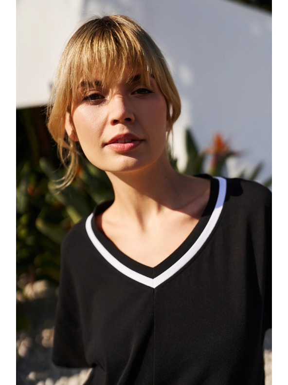 Moodo Moodo női póló - fekete