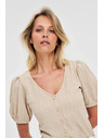 Moodo Moodo női póló - világos bézs