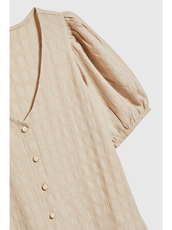 Moodo Moodo női póló - világos bézs