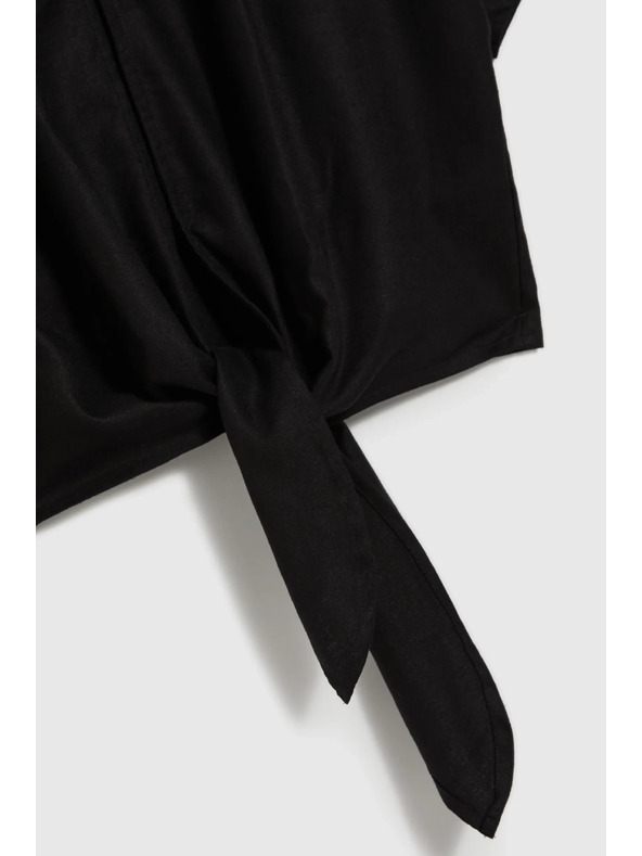 Moodo Fekete női felső megkötővel