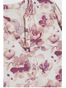 Moodo Rózsaszín virágos blúz Moodo