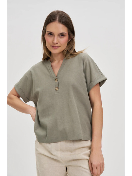 Moodo Khaki bő top