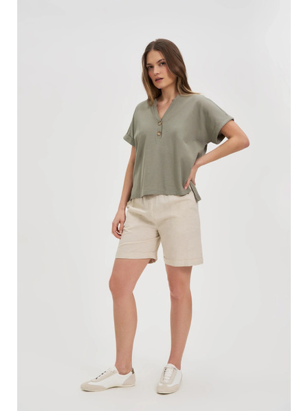 Moodo Khaki bő top