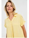 Moodo Vajsárga rövid ujjú blúz