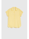 Moodo Vajsárga rövid ujjú blúz