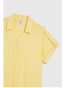 Moodo Vajsárga rövid ujjú blúz