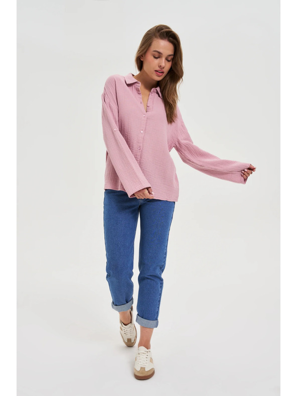 Moodo Púderrózsaszín ing Moodo