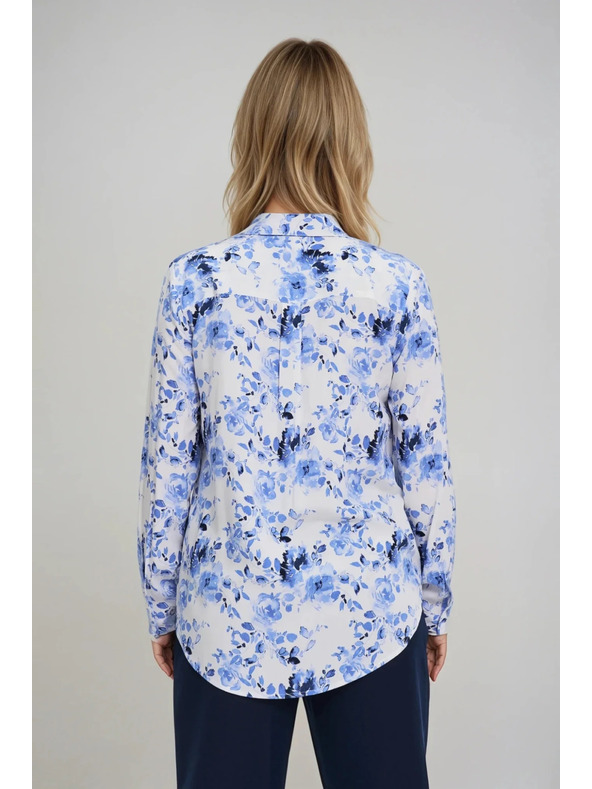 Moodo Világoskék virágmintás ing Moodo