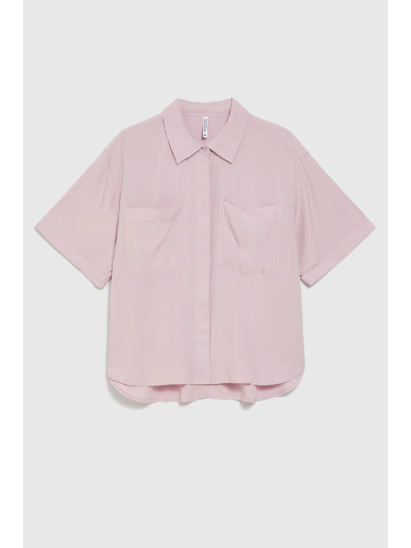 Moodo Moodo női ing – halvány rózsaszín