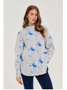 Moodo Moodo női ing – fehér/kék