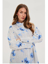 Moodo Moodo női ing – fehér/kék