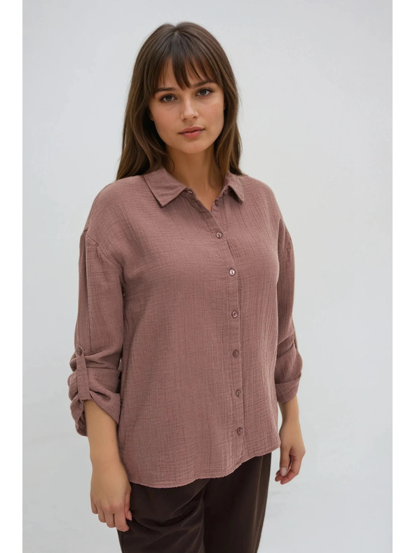 Moodo Világosbarna ing Moodo