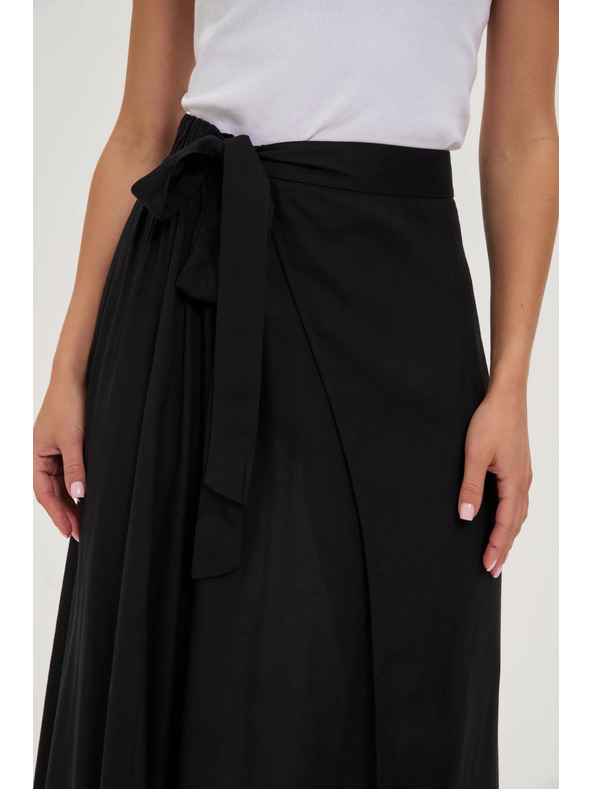 Moodo Moodo hosszú női szoknya - fekete
