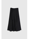 Moodo Moodo hosszú női szoknya - fekete