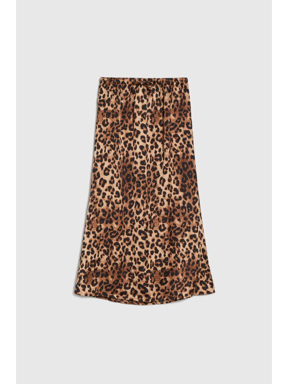 Moodo Moodo leopárd szoknya – barna