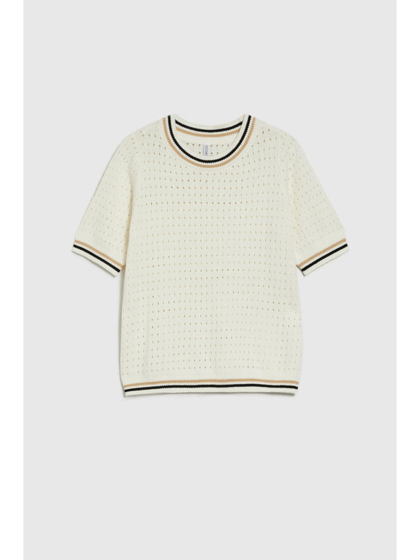 Moodo Moodo női pulóver – fehér szín