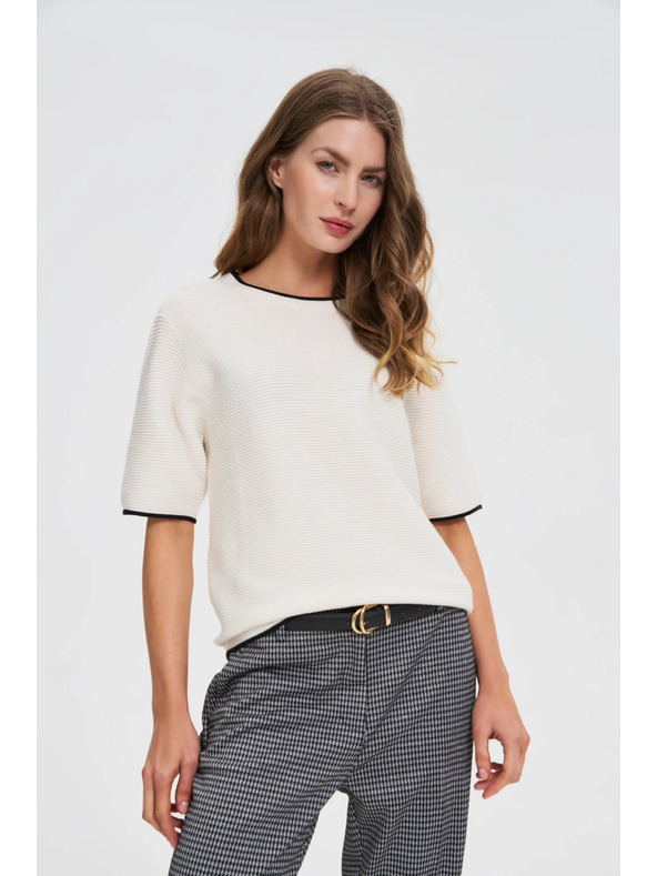 Moodo Moodo női pulóver – fehér szín